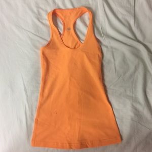 Lululemon Orange Tank Top